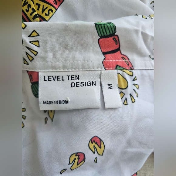 Level Ten Novelty Hot Sauce Button Down - Picture 5 of 9
